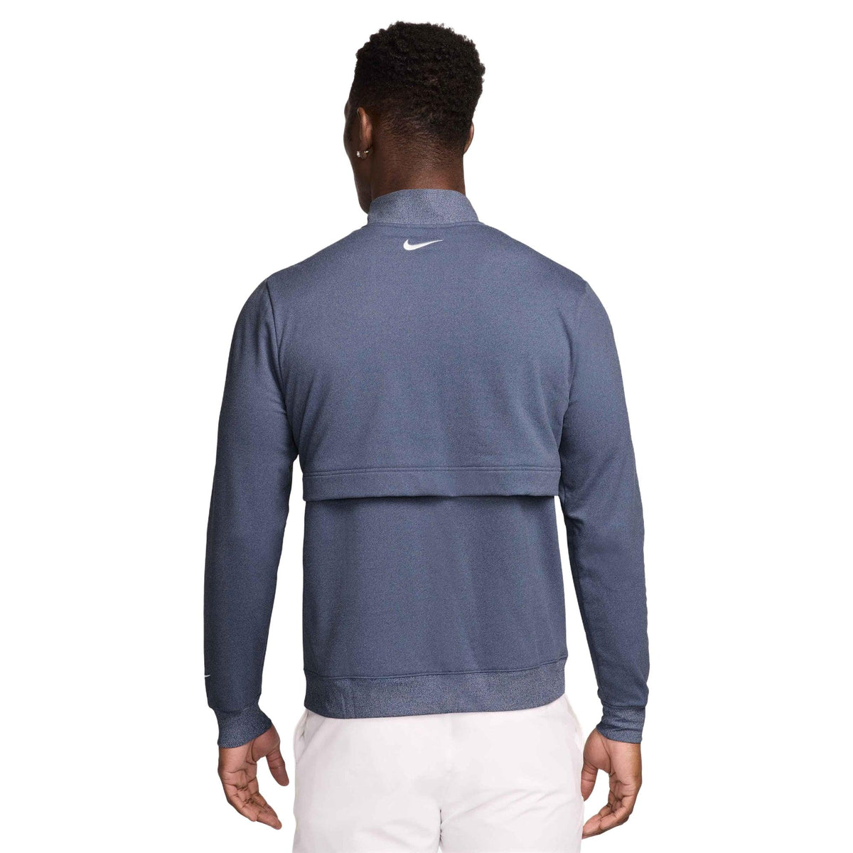 Nike Tour Men's 1/2-Zip Golf Top - Diffused Blue / White