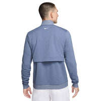 Nike Tour Men's 1/2-Zip Golf Top - Diffused Blue / White