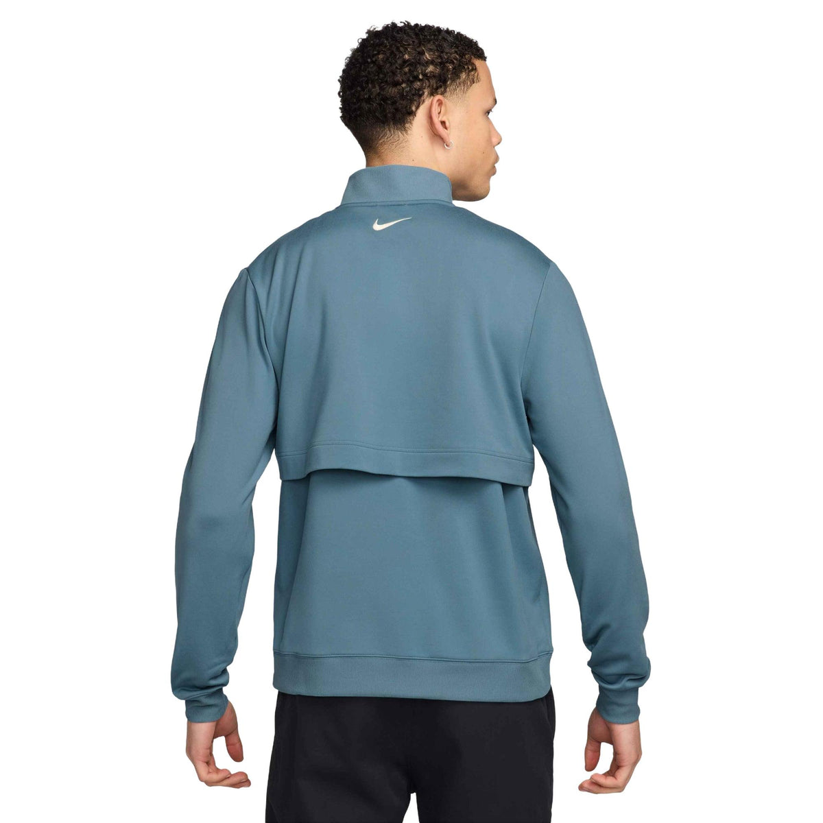 Nike Tour Men's 1/2-Zip Golf Top - Smokey Blue / Pale Ivory