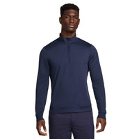 Nike Tour Men's 1/2-Zip Golf Top - Midnight Navy / White