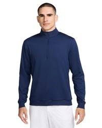 Nike Tour Men's 1/2-Zip Golf Top - Midnight Navy / White