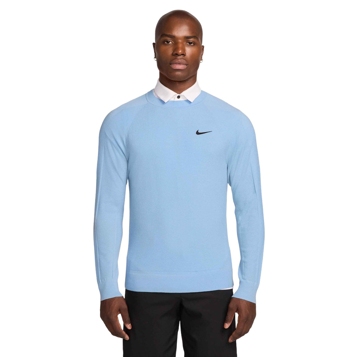 Nike Tour Men's Golf Sweater - Psychic Blue / Black