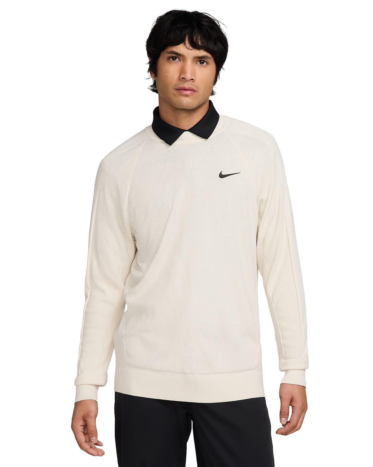 Nike Tour Men's Golf Sweater - Light Orewood Brown / Black
