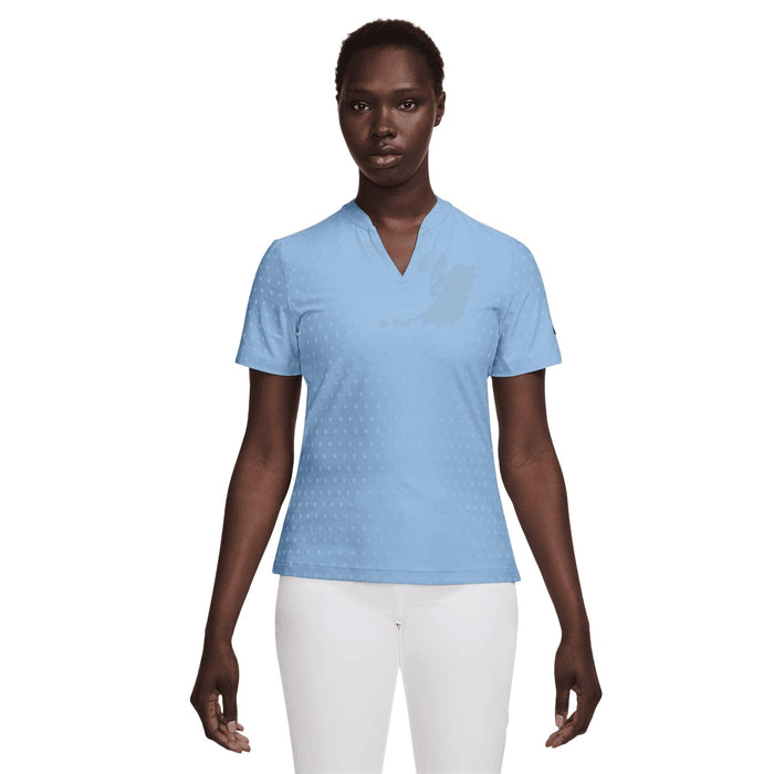 Nike Tour Women's Dri-FIT Short-Sleeve Blade Jacquard Golf Polo