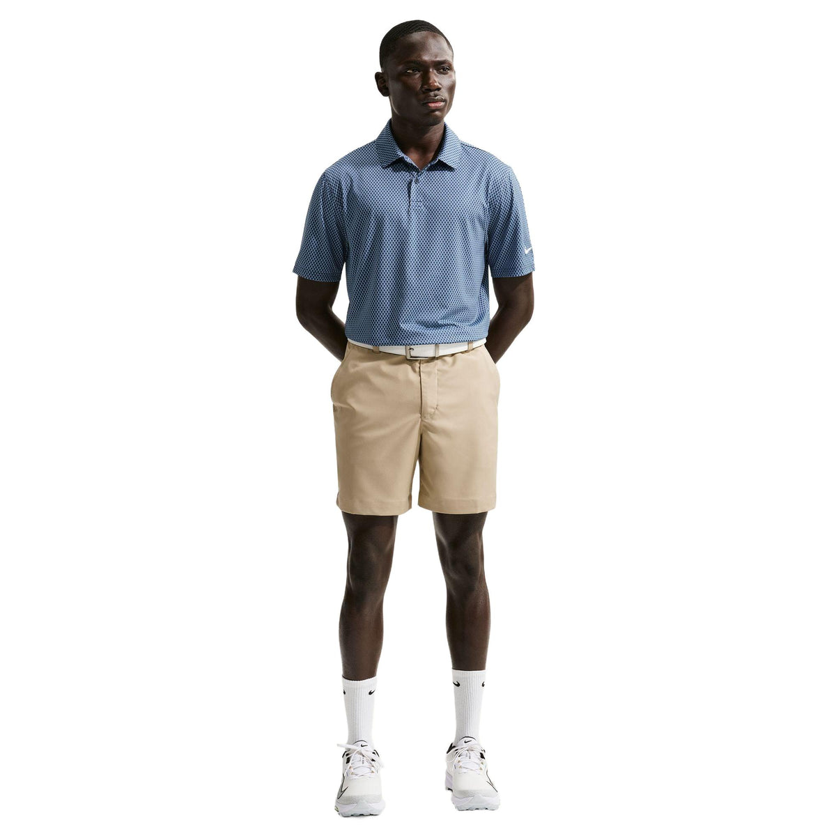 Nike Velocity Men's Dri-FIT 7" Golf Shorts - Limestone / black / limestone