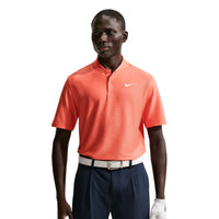 Nike Velocity Men's Dri-FIT Blade Collar Golf Polo - Turf Orange / White