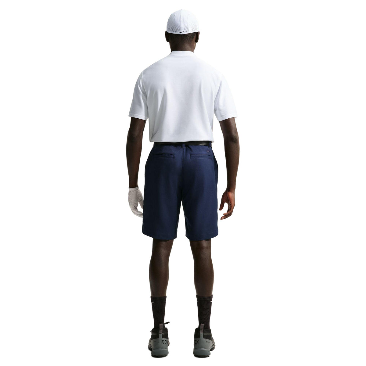 Nike Velocity Men's Dri-FIT Blade Collar Golf Polo - White / Black