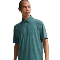Nike Velocity Men's Dri-FIT Golf Polo - Floral - Malachite / College Navy / White