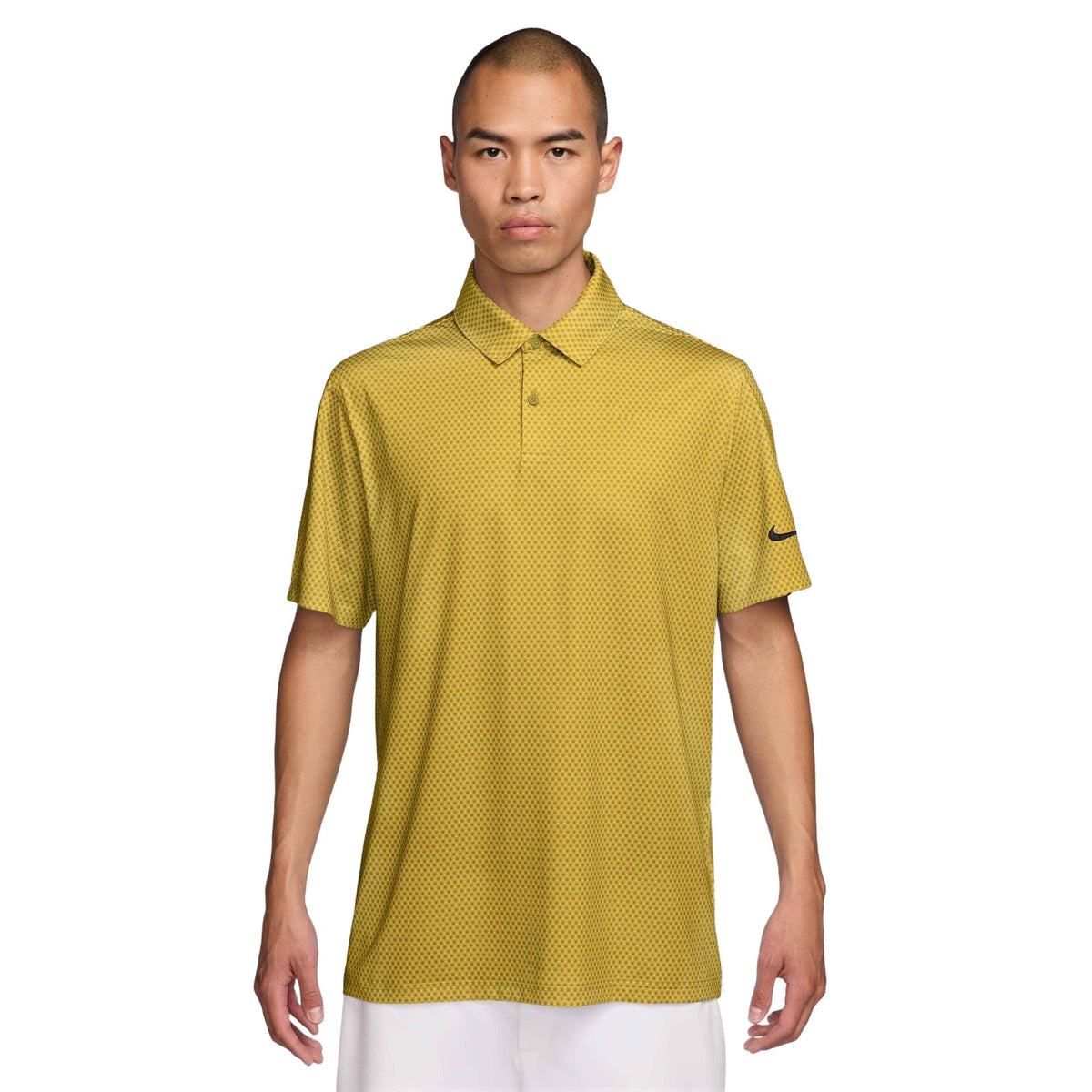 Nike Velocity Men's Dri-FIT Golf Polo - Floral - Sail / Saffron Quartz / Black