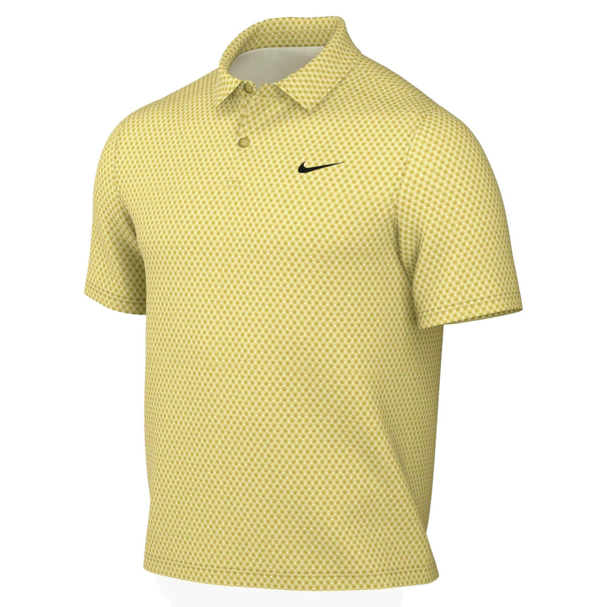 Nike Velocity Men's Dri-FIT Golf Polo - Floral - Sail / Saffron Quartz / Black