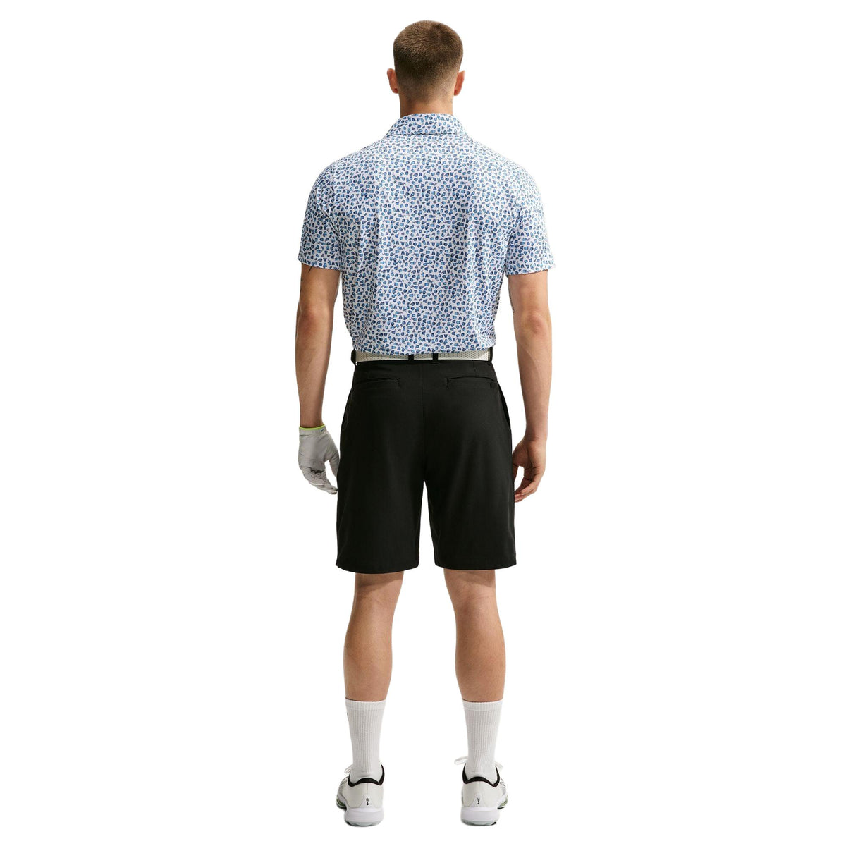 Nike Velocity Men's Dri-FIT Micro-Print Golf Polo - College Navy / college Navy / white