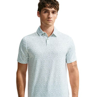 Nike Velocity Men's Dri-FIT Micro-Print Golf Polo - Jade Horizon / White