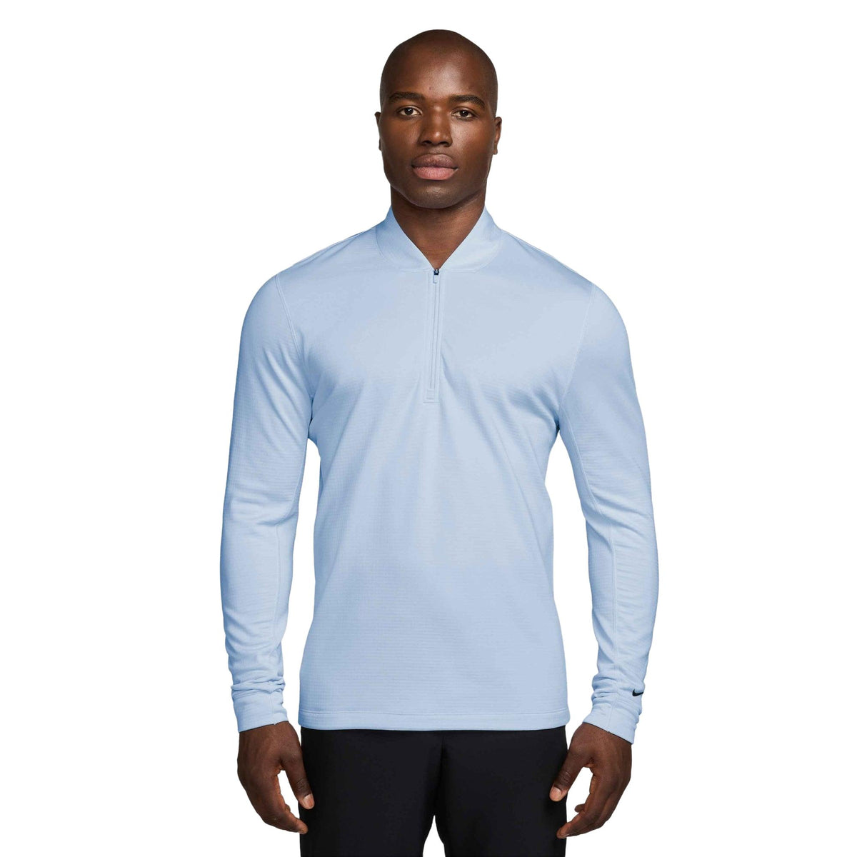 Nike Velocity Men's Therma-FIT 1/2-Zip Golf Top - Hydrogen Blue / Black