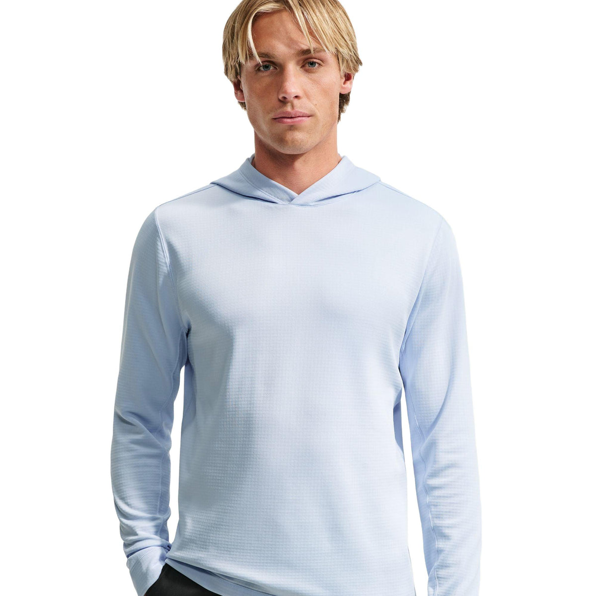 Nike Velocity Men's Therma-FIT Golf Hoodie - Hydrogen Blue / Black