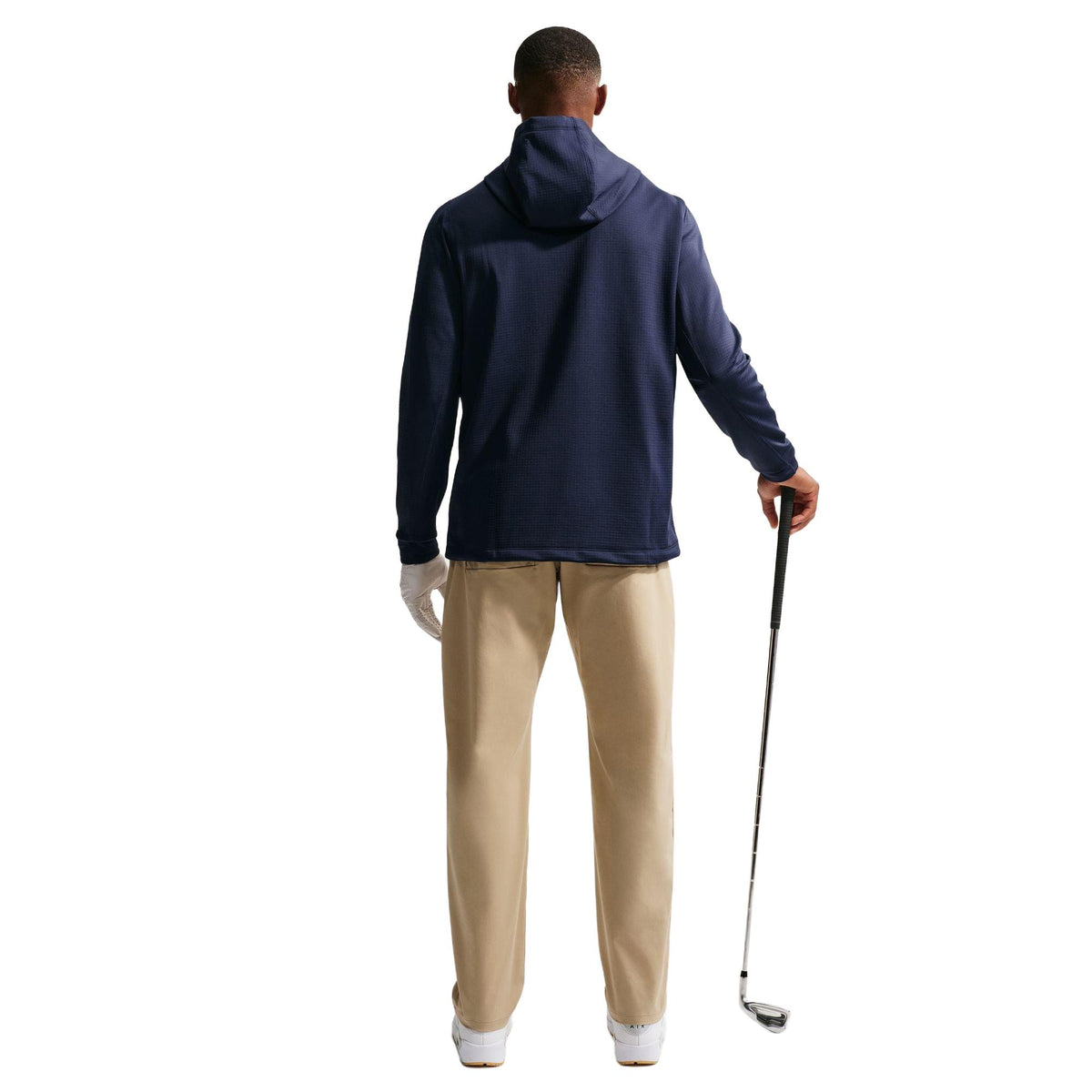 Nike Velocity Men's Therma-FIT Golf Hoodie - College Navy / White
