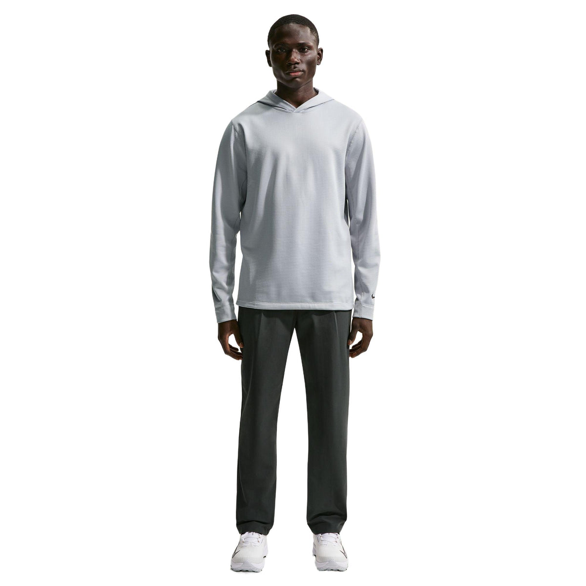 Nike Velocity Men's Therma-FIT Golf Hoodie - Wolf Grey / Black
