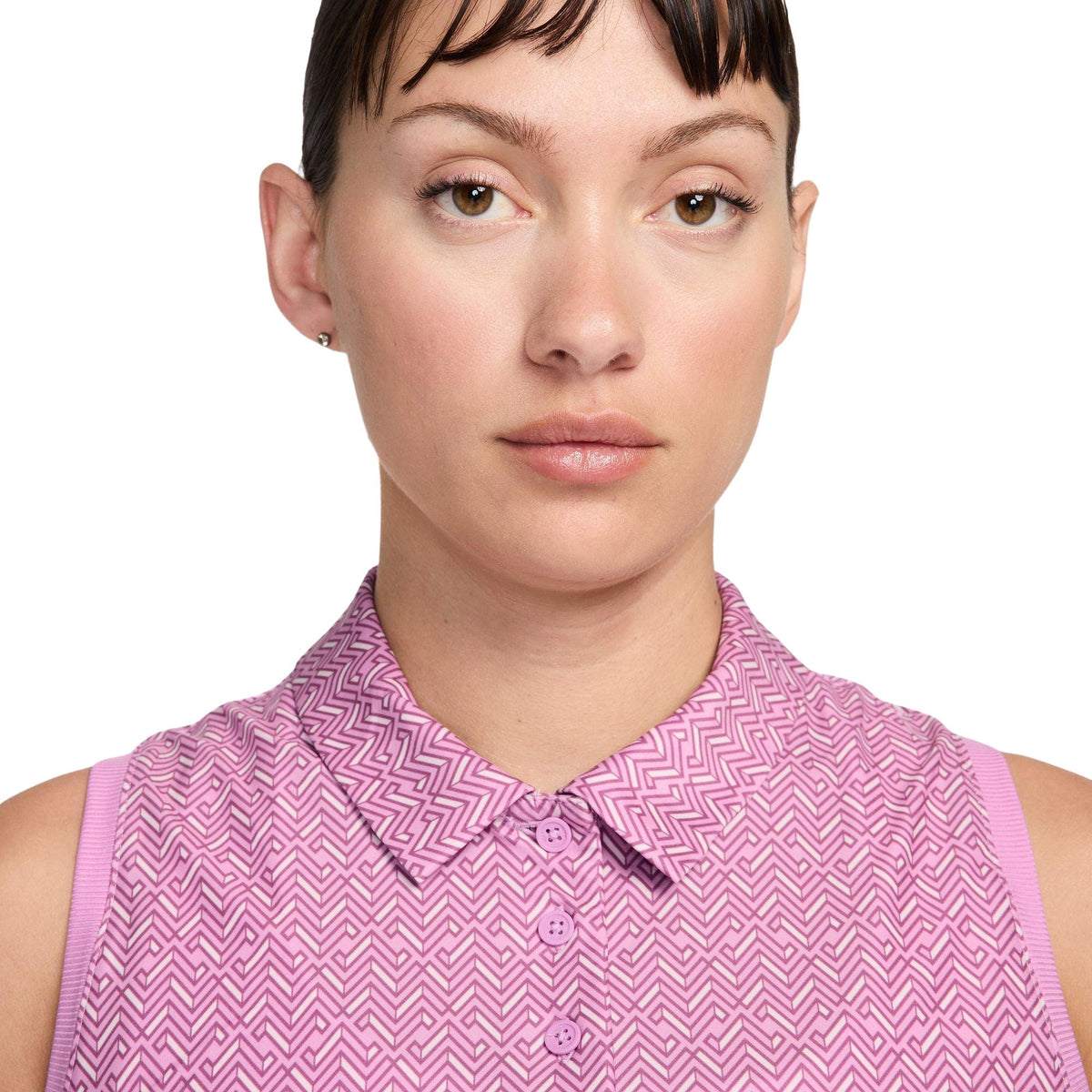 Nike Victory Women's Dri-FIT Sleeveless Printed Golf Polo