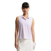 Nike Victory Women's Dri-FIT Sleeveless Printed Golf Polo