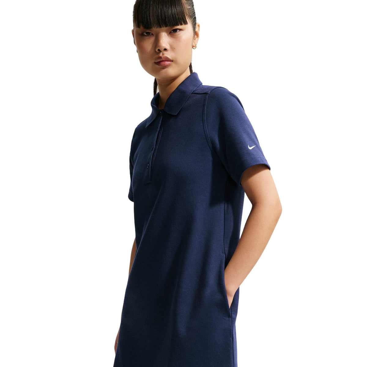 Nike Women's Golf Polo Dress - Midnight Navy / Sail