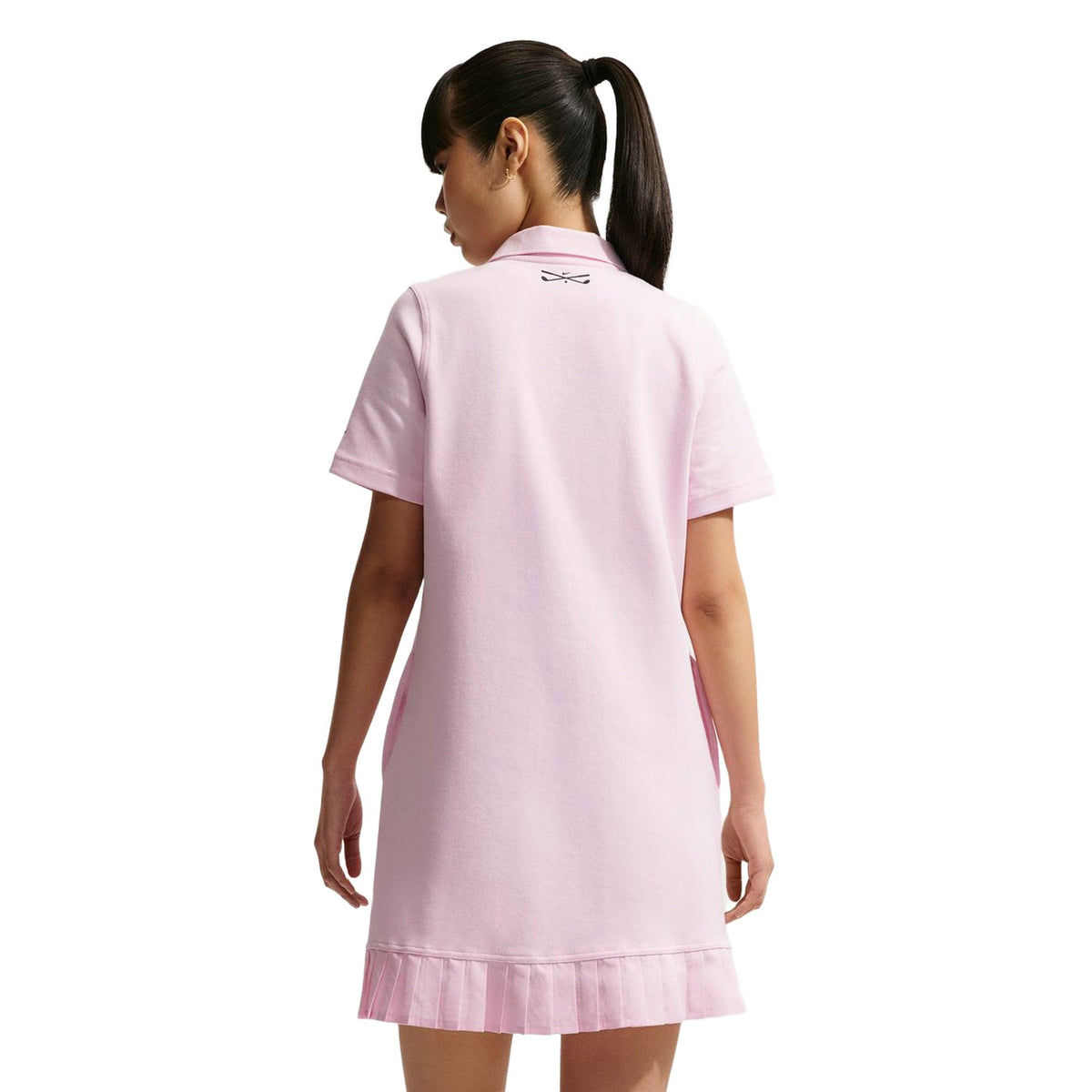 Nike Women's Golf Polo Dress - Pink Foam / Black