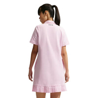 Nike Women's Golf Polo Dress - Pink Foam / Black