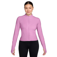 Nike Zenvy Women's Dri-FIT Full-Zip Jacket - Light Magenta / White