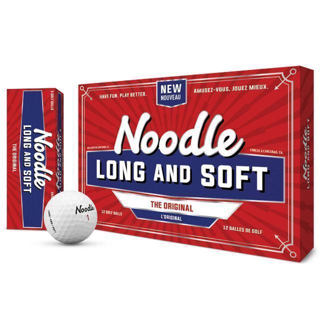 Noodle Long and Soft Personalized Golf Balls - 15 Ball Pack - Minimum Order 2 Packs