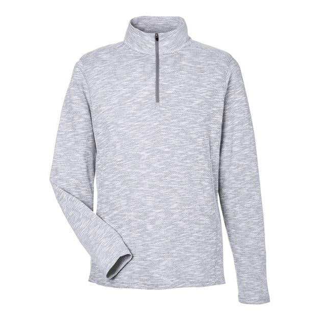 North End - Men' Eclipse Jacquard Quarter-Zip Pullover