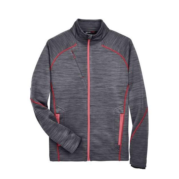 North End - Men' Flux Mélange Bonded Fleece Jacket