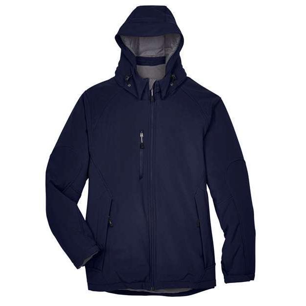 North End - Men' Glacier Insulated Three-Layer Softshell with Detachable Hood