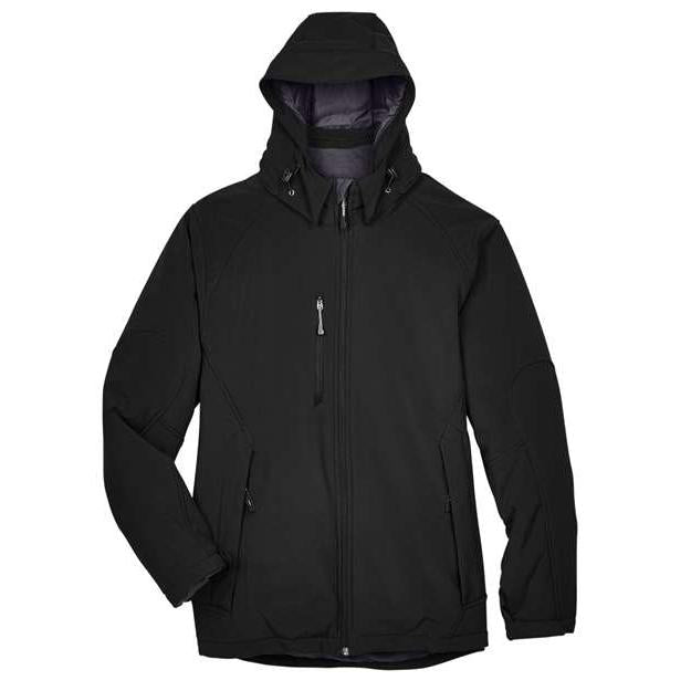 North End - Men' Glacier Insulated Three-Layer Softshell with Detachable Hood