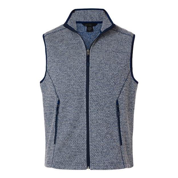 North End - Men' Jasper Jacquard Fleece Vest