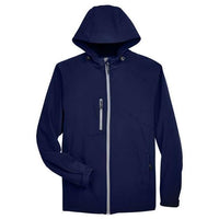 North End - Men' Prospect Two-Layer Fleece Bonded Soft Shell Hooded Jacket