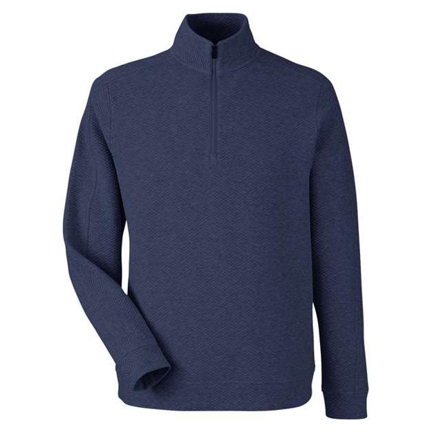 North End - Men' Spirit Textured Quarter-Zip Pullover