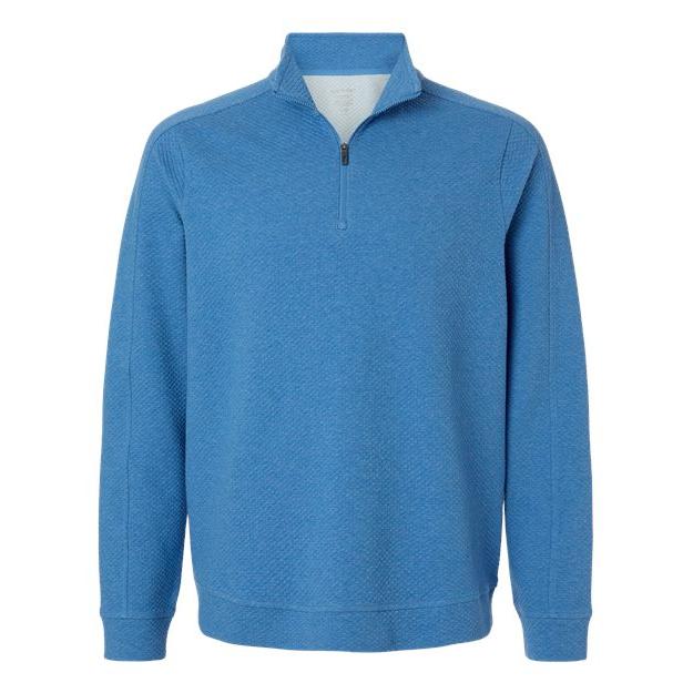 North End - Men' Spirit Textured Quarter-Zip Pullover