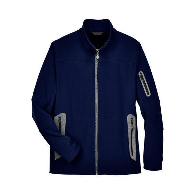 North End - Men' Three Layer Fleece Bonded Shell Technical Jacket
