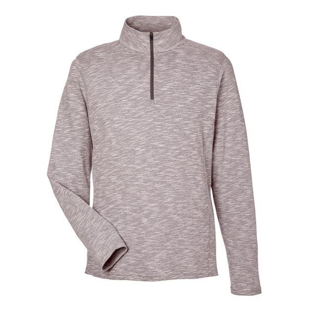 North End - Men' Eclipse Jacquard Quarter-Zip Pullover