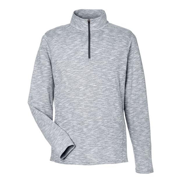 North End - Men' Eclipse Jacquard Quarter-Zip Pullover
