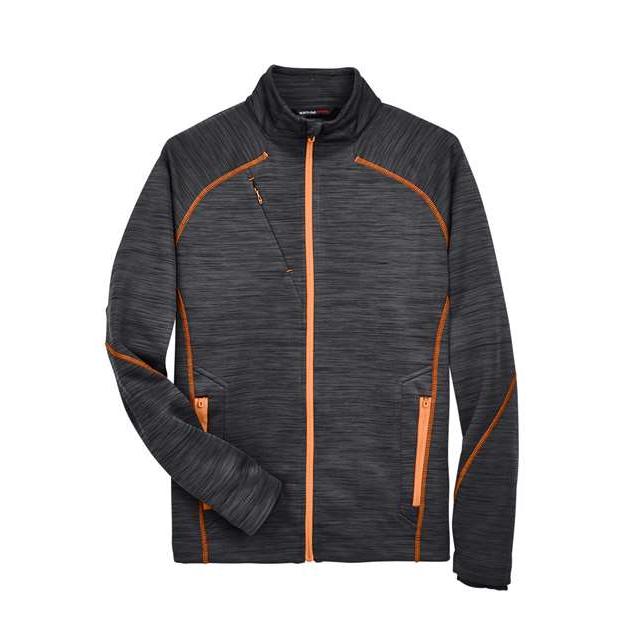 North End - Men' Flux Mélange Bonded Fleece Jacket
