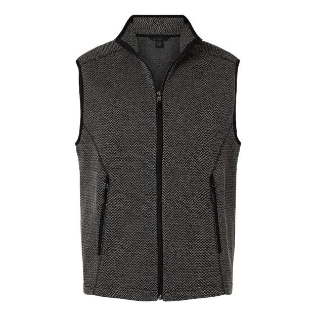North End - Men' Jasper Jacquard Fleece Vest