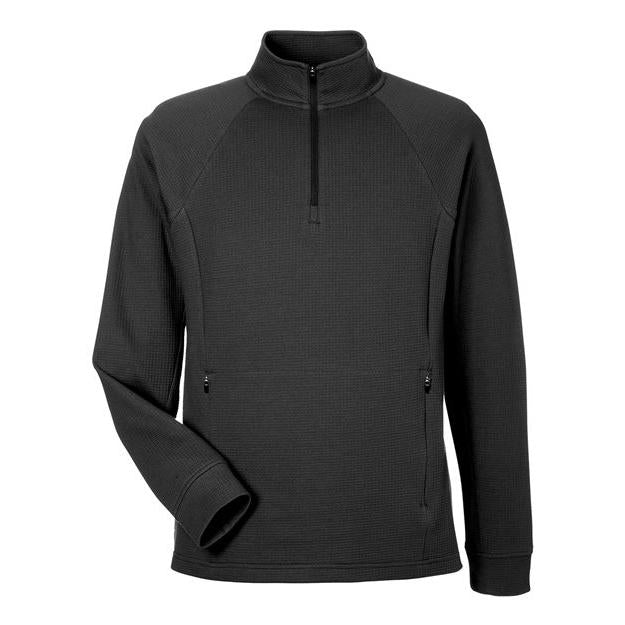 North End - Men' Rhythm Waffle Quarter-Zip Pullover