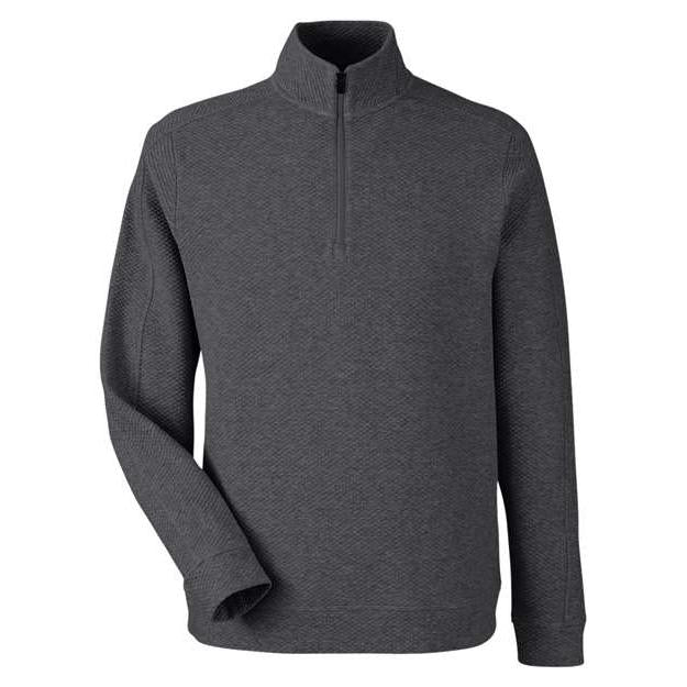North End - Men' Spirit Textured Quarter-Zip Pullover