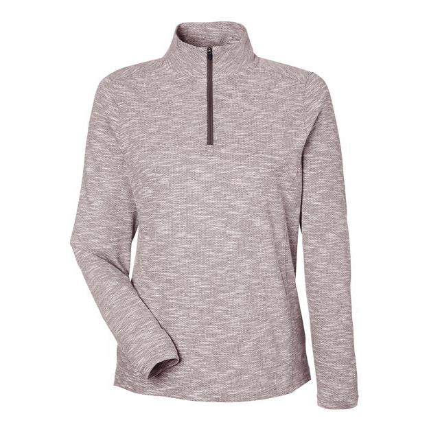 North End - Women's Eclipse Jacquard Quarter-Zip Pullover