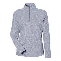 North End - Women's Eclipse Jacquard Quarter-Zip Pullover