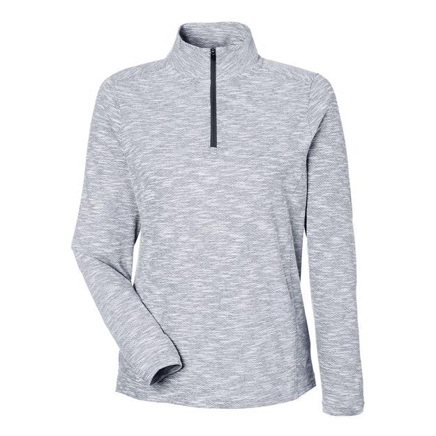 North End - Women's Eclipse Jacquard Quarter-Zip Pullover
