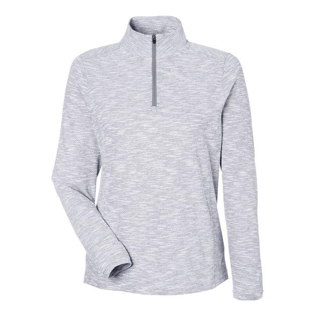 North End - Women's Eclipse Jacquard Quarter-Zip Pullover