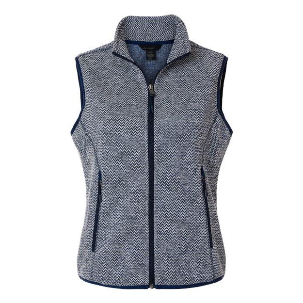 North End - Women's Jasper Jacquard Fleece Vest