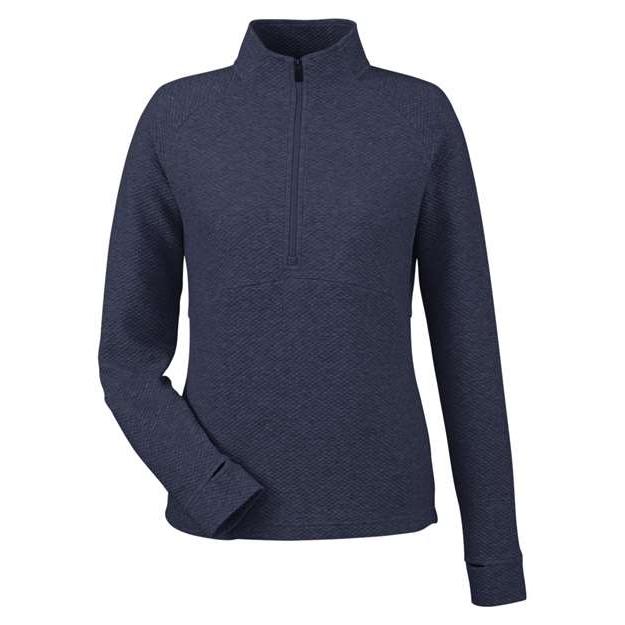 North End - Women's Spirit Textured Quarter-Zip Pullover