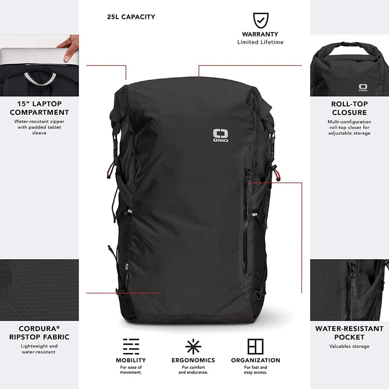 OGIO Fuse RollTop 25L Backpack