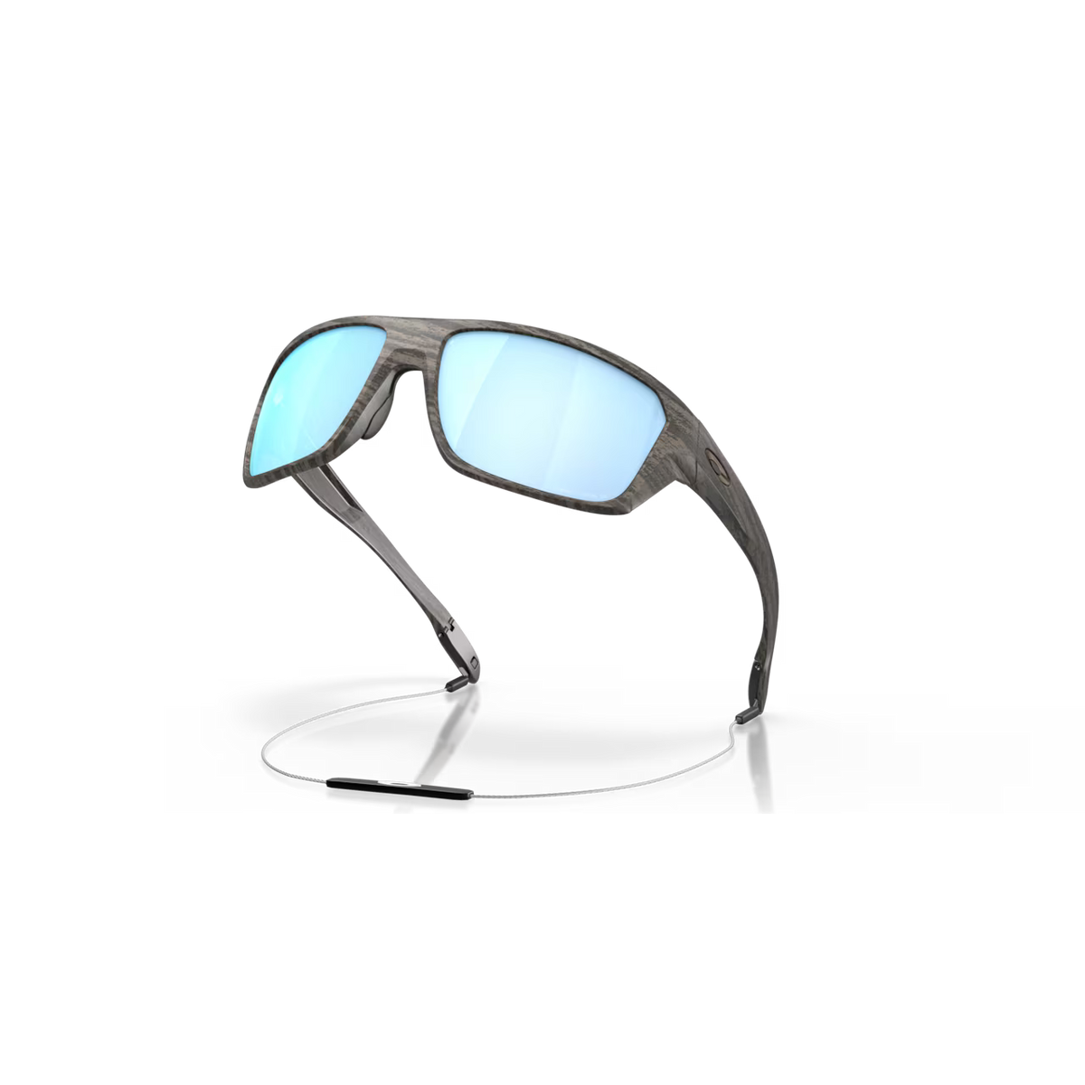 Oakley Split Shot Prizm Deep Water Polarized Woodgrain Sunglasses